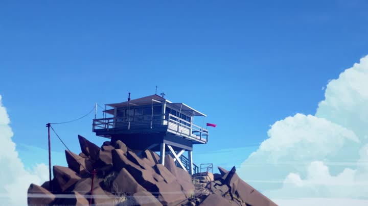 Кадр из игры «Firewatch»